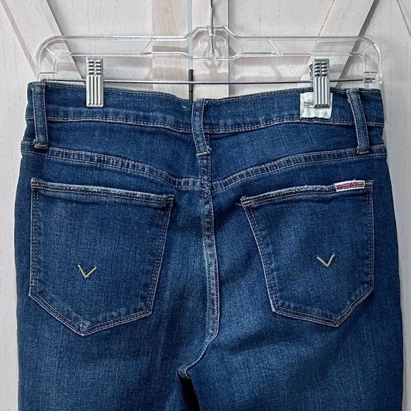 Hudson Jeans Natalie Midrise Slim Boyfriend Cropped Jeans in Leah - Picture 9 of 11